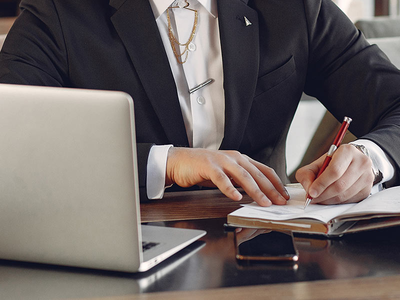 Documentos fiscais e gráficos